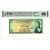 Image 1 : East Caribbean Currency Authority, ND (1965) Issued Banknote