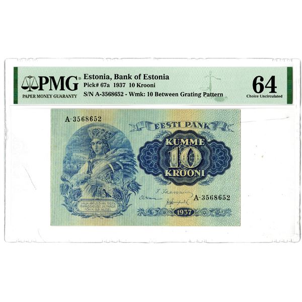 Bank of Estonia, 1937 Issued Banknote