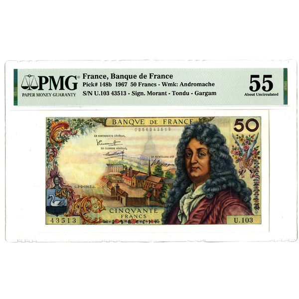 Banque de France, 1967 Issued Banknote