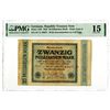 Image 1 : Germany, Republic Treasury Note, 1923 Error Issue Banknote