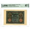 Image 1 : Republic Treasury Note, 1920 Issued Banknote