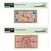 Image 2 : Germany - Federal Republic, Allied Occupation, 1948 Issued Banknote Pair