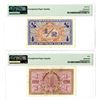 Image 2 : Germany - Federal Republic, Allied Occupation, 1948 Issued Banknote Pair