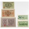 Image 1 : C_ln-Deutz & Lindau und Weiler. 1918-1919. Lot of 5 Issued Notgeld Scrip Notes.
