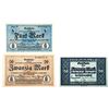 Image 1 : Fl_ha, Frankenberg, & Frankfurt am Mainz. 1918. Lot of 8 Issued Emergency Notgeld Banknotes..