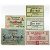 Image 3 : Fl_ha, Frankenberg, & Frankfurt am Mainz. 1918. Lot of 8 Issued Emergency Notgeld Banknotes..
