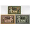 Image 1 : Freiberg i. Sachsen. Stadt Freiberg, 1918. Lot of 3 Issued Notgeld Notes.