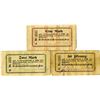 Image 1 : Germany. Gr_tz. 1915. Trio of Emergency Notgeld.