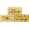 Image 2 : Germany. Gr_tz. 1915. Trio of Emergency Notgeld.