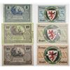 Image 2 : Gie¤en & Glauchau Amtshauptmannschaft. 1918. Lot of 6 Issued Notgeld Notes.