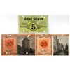 Image 1 : Menden. 1918. Lot of 3 Issued Emergency Notgeld Banknotes, the only Examples found in the collection