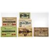 Image 1 : Radolfzell, Rathenow, and Regensburg. 1918. Lot of 6 Issued Emergency Notgeld Banknotes.