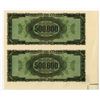 Image 2 : Bank of Greece, 1944 Uncut Specimen/Proof Banknote Pair