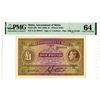 Image 1 : Government of Malta, ND (1940) Issued Banknote