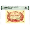 Image 1 : Banque de la Martinique, 1901 (ND 1903-34) "Top Pop" Issued Banknote