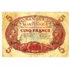 Image 1 : Banque de la Martinique, ND (1919-21) Issued Banknote