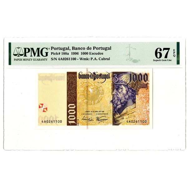 Banco de Portugal, 1996 Issued Banknote