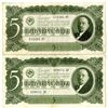 Image 1 : State Bank USSR, 1937 Issued Banknote Pair