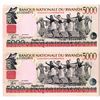 Image 1 : Banque Nationale du Rwanda, 1998 Issued Sequential Banknote Pair
