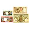 Image 2 : Banque de L'Indochine and Institut d'Emission d'Oure-Mer Quartet of Issued Notes