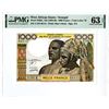 Image 1 : Banque Centrale des Etats de l'Afrique de l'Ouest, ND (1959-65) Issued Banknote