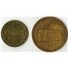 Image 2 : Commemorative Bronze Railroad Medal Pair, ca. 1913-1956