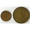 Image 2 : Ministere des Affaires Etrangeres, ca. 1930s & Rio de Janeiro 1900 Commemorative Bronze Medal Pair