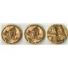 Image 2 : Italian Bronze Art Medals 1990's Trio.