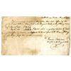 Image 1 : Ringwood Works, Historic New Jersey, 1784 Handwritten Credit Document