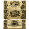 Image 1 : Michigan Obsolete Banknote Trio, ca.1839-1854.