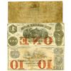 Image 2 : Northeastern State Obsolete Banknote Trio, ca. 1827 to 1850's.