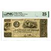 Image 1 : Republic of Texas, 1841, $2 Obsolete Banknote