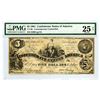 Image 1 : Confederate States of America, 1861 $5, CT-36, Contemporary Counterfeit Banknote
