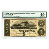 Image 1 : C.S.A., 1863 $5, T-60, Issued Banknote
