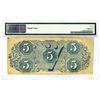 Image 2 : C.S.A., 1863 $5, T-60, Issued Banknote