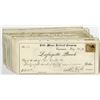 Image 1 : Little Miami Railroad Co., Lafayette Bank I/C Group of Checks, ca. 1870s