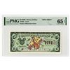 Image 1 : Disney Dollars - Disneyland Park - 2000 - Millennium Series, Specimen Banknote.