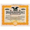Image 1 : Monarch Air Lines, Inc., 1946 Issued Stock Certificate