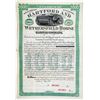 Image 1 : Hartford and Wethersfield Horse Railway Co. 1890 Specimen Bond Rarity