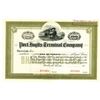 Image 1 : Port Inglis Terminal Co. 1904 Specimen Stock Certificate Rarity