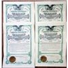 Image 1 : New England Railroad Supply & Development Co. 1889 Bond Quartet