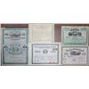 Image 1 : New Jersey and New York Railroad Stock and Bond Quintet, ca. 1874 to 1902.