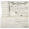 Image 1 : Pittsburgh, Wheeling and Kentucky Railroad Co., 1874 I/C Stock Certificate & Transfer.