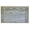 Image 1 : Newtown & North Hempstead Plank Road Co. 1854 Issued Stock Certificate