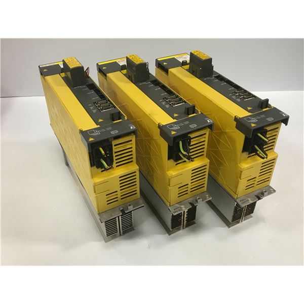 (3) Fanuc A06B-6124-H209 aiSV 80/80HV AC Servo Drive