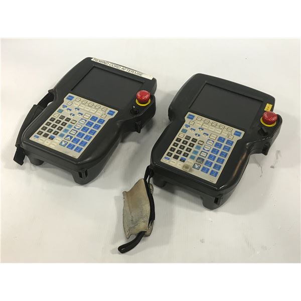 (2) FANUC A05B-2490-C171 TEACH PENDANT