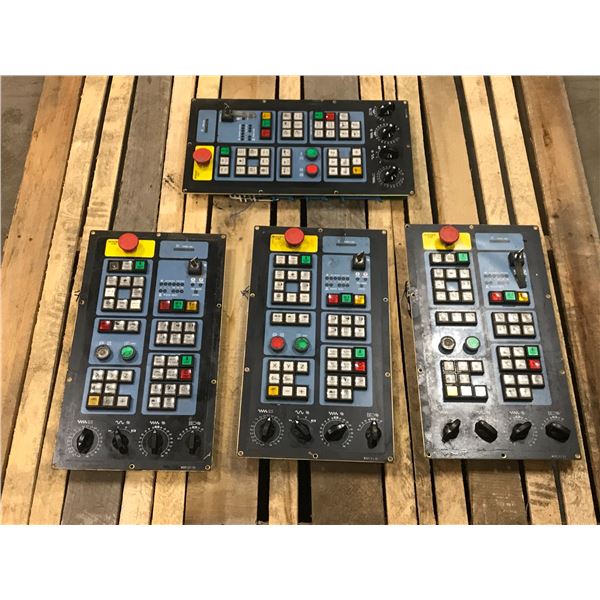 LOT OF (4) FANUC M0P121-EI CONTROL PANEL