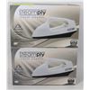 Image 1 : 2 NEW WHITE STEAMPLY TRAVEL STEAMERS