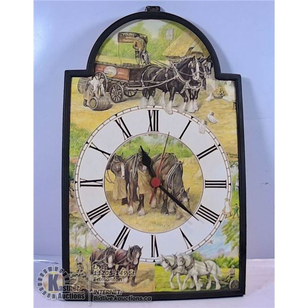 VINTAGE KITCHEN CLOCK WITH