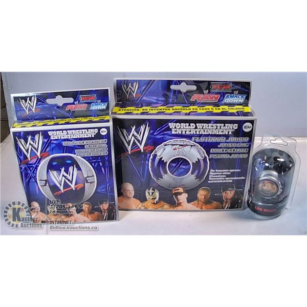 2 NEW SEALED WWE LCD WATCHES